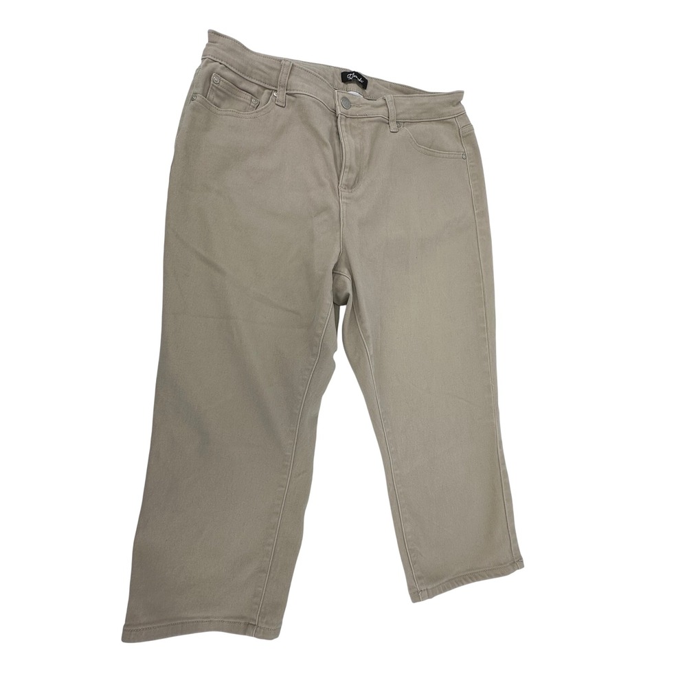 Taylormade Women's Golf Capri Pants Size‎ 14 Beige Cropped Casual Everyday